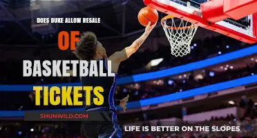 Duke Basketball Tickets: Resale Rules and Regulations