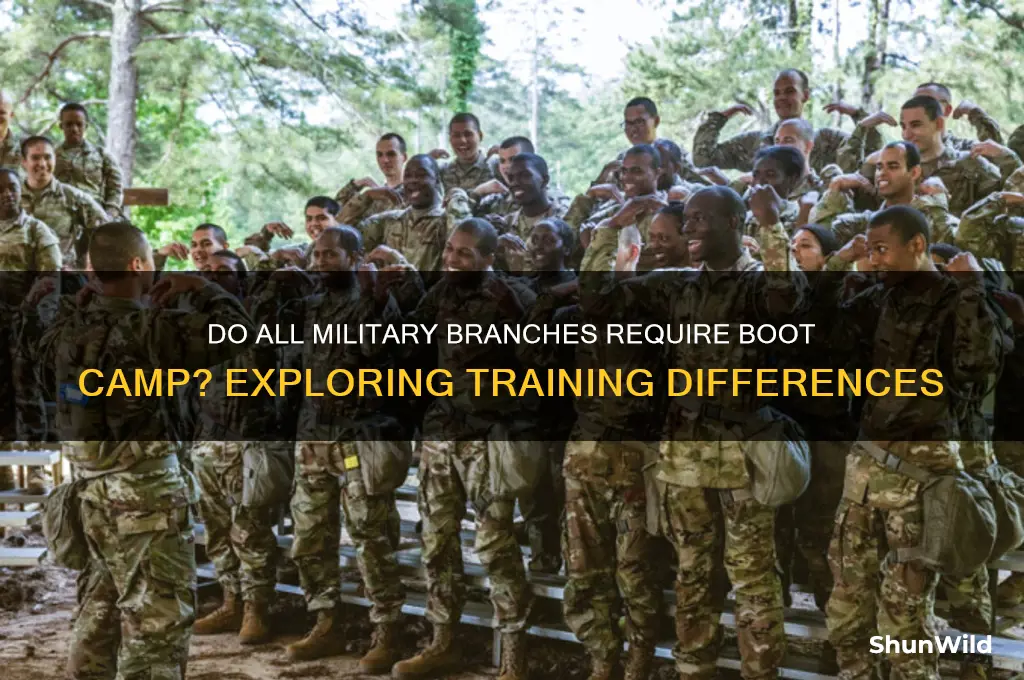 does every branch of military require boot camp