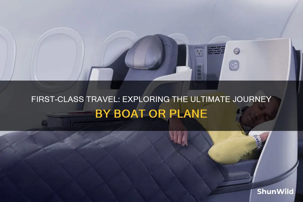 does first class international go by boat or plane