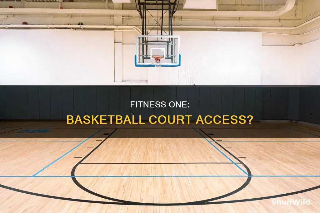 does fitness one have a basketball coury