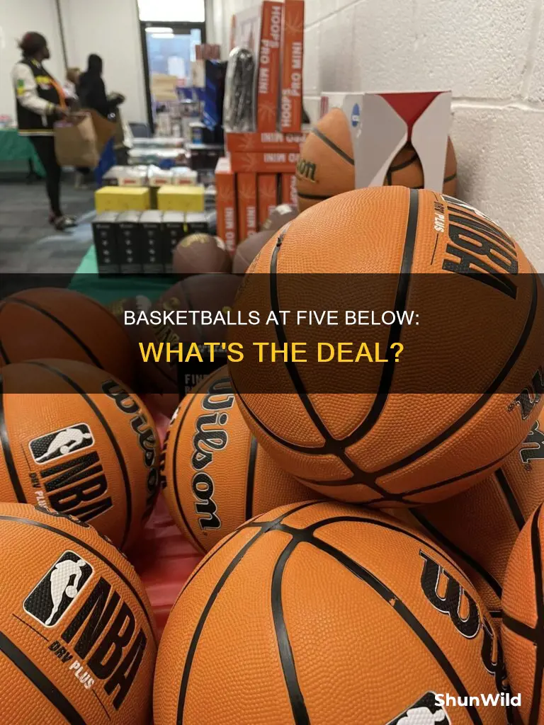 does five below sell basketballs
