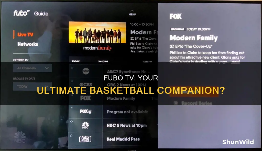 does fubo tv have basketball