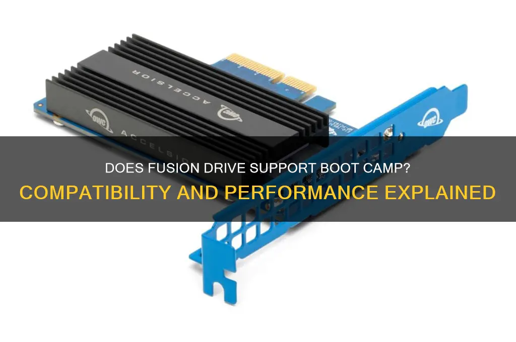 does fusion drive work with boot camp