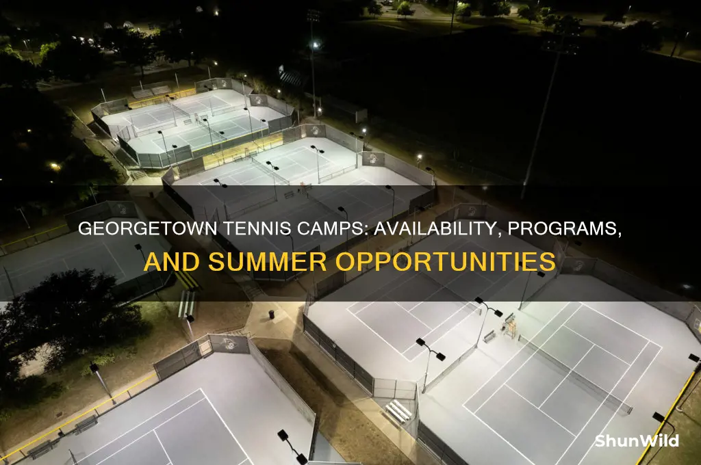 does georgetown offer tennis camps