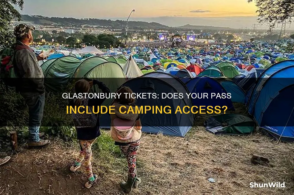 does glastonbury ticket include camping