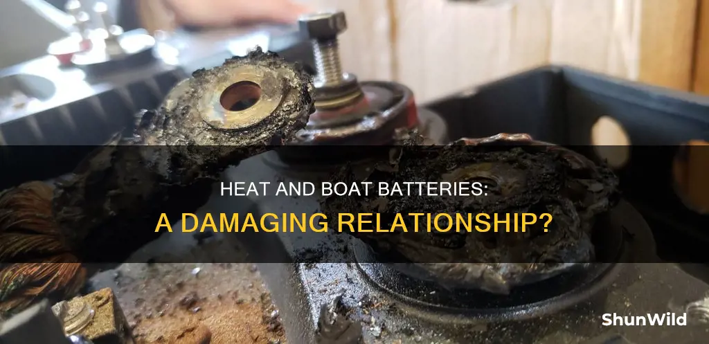 does heat damage boat batteries