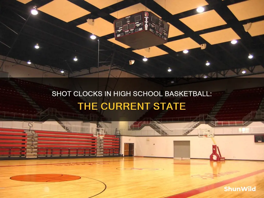 does high school basketball have shot clovk