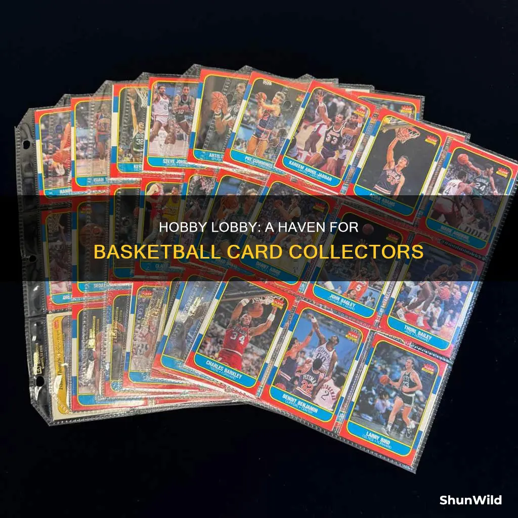 does hobby lobby sell basketball cards