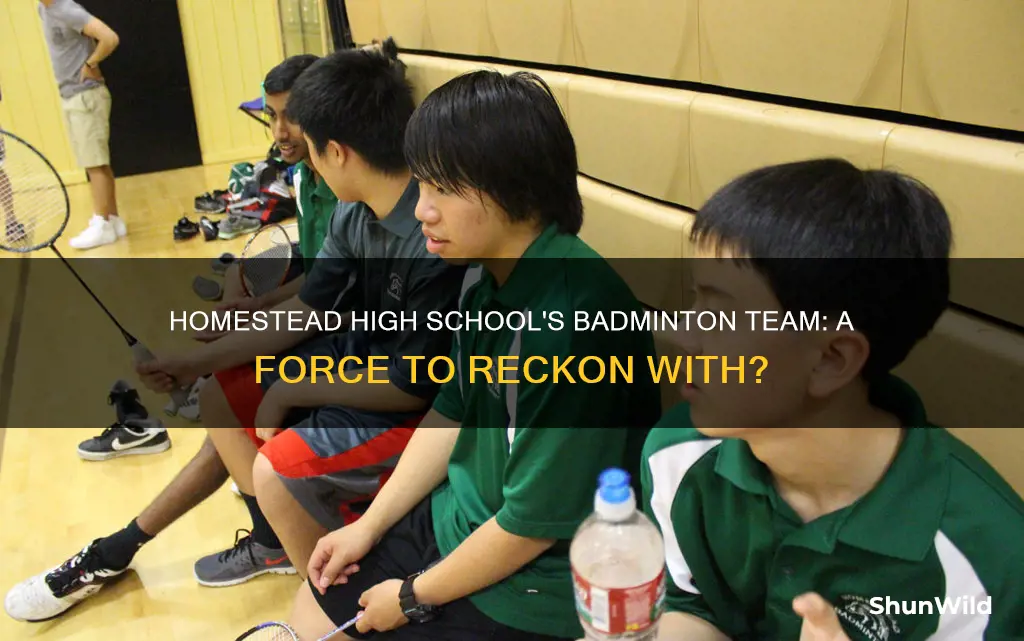 does homestead hs have a good badminton team