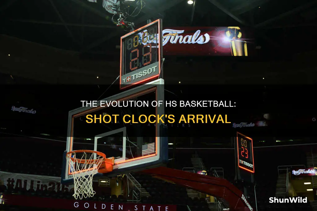 does hs basketball have a shot clock