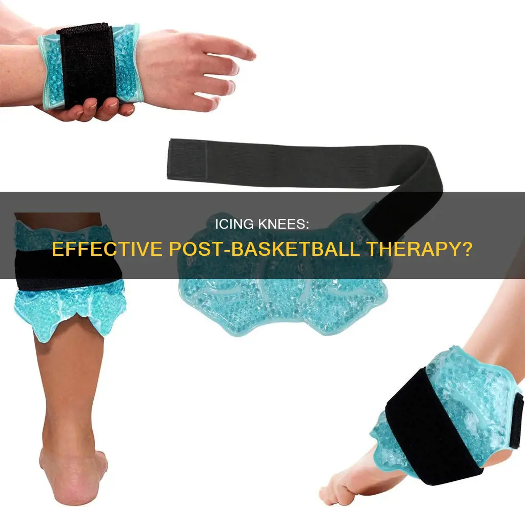 does icing knees work after basketball