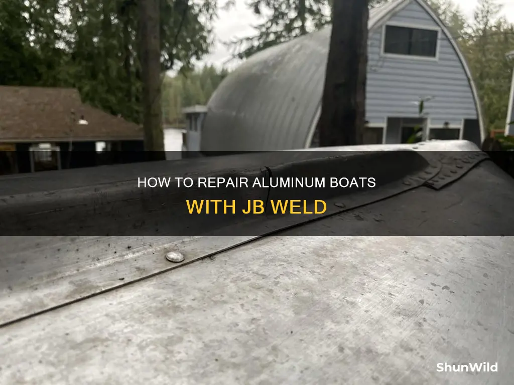 does jb weld work on aluminum boat