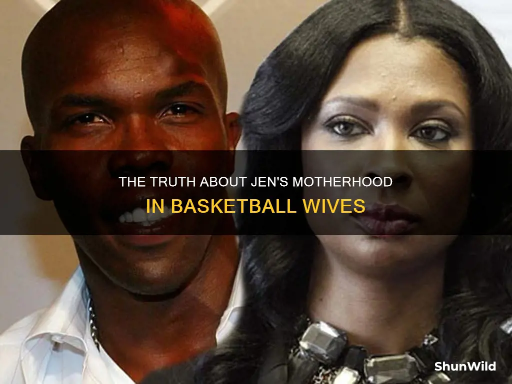 does jen from basketball wives have a kid