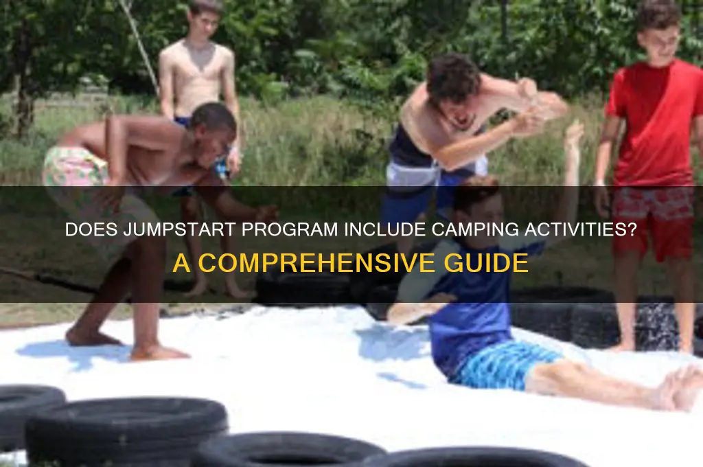 does jumpstatt program cover camping