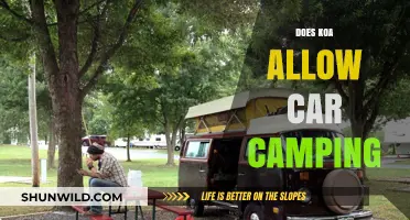 Car Camping at KOA: What You Need to Know