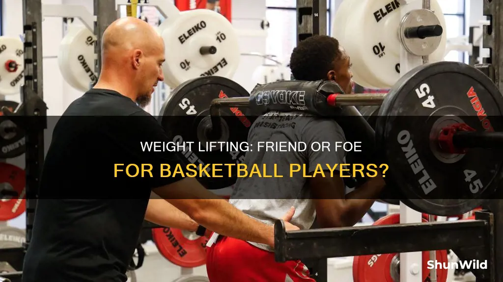 does lifting weights ruin your basketball shot