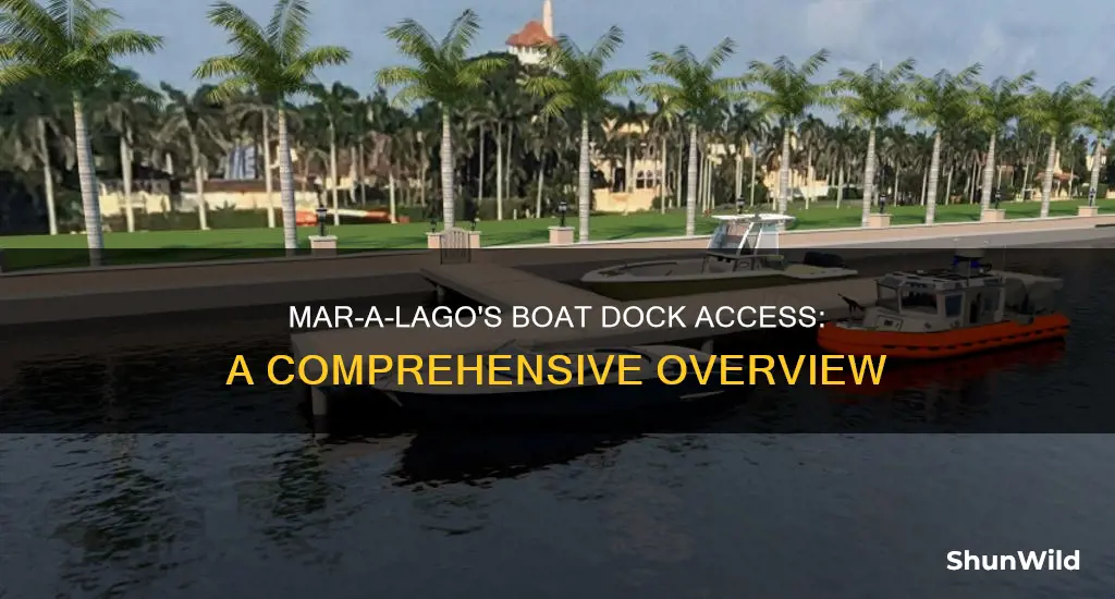 does mar a lago have boat docks