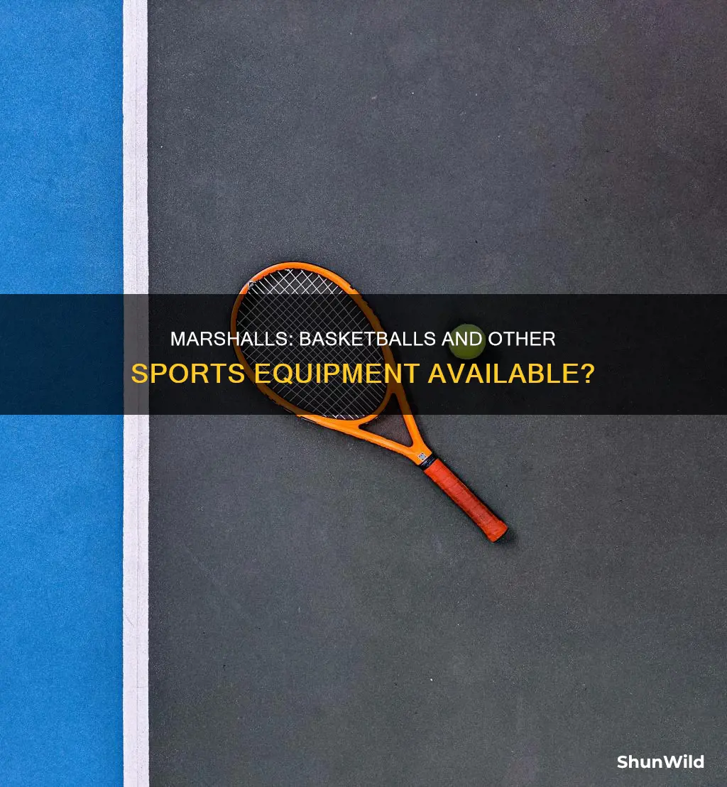 does marshalls sell basketballs