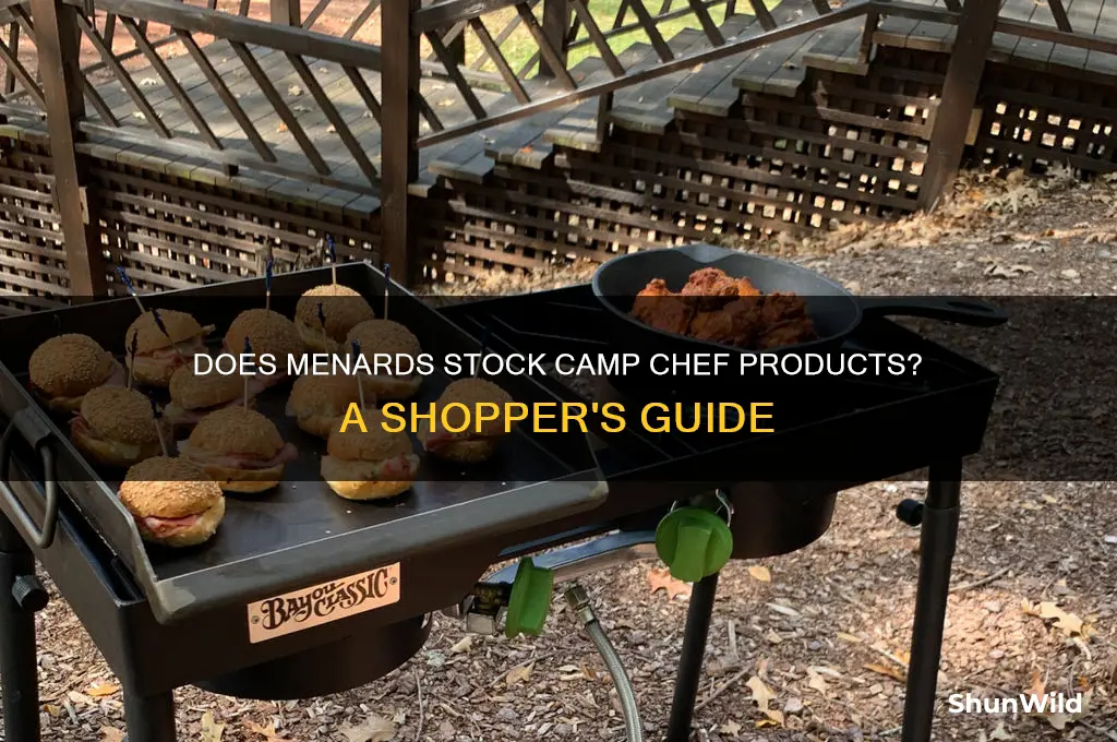 does menards sell camp chef