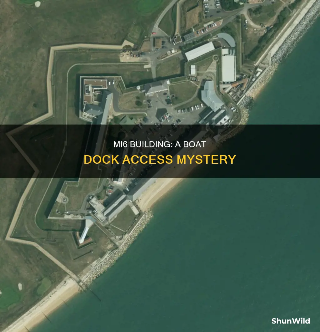 does mi6 builidng have boat dock