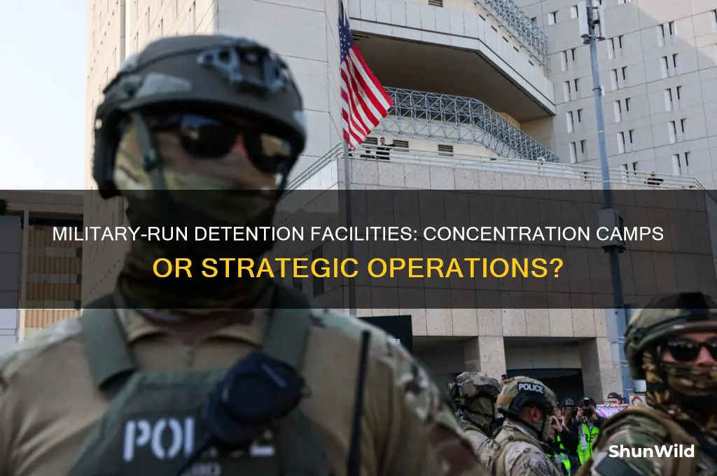 does military operate concentration camps