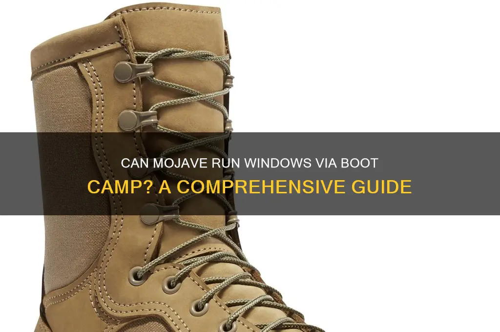 does mojave run windows with boot camp