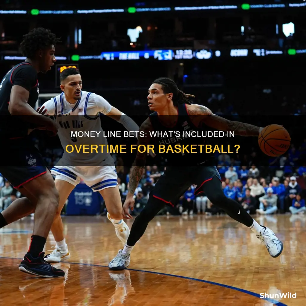 does money line include overtime in basketball