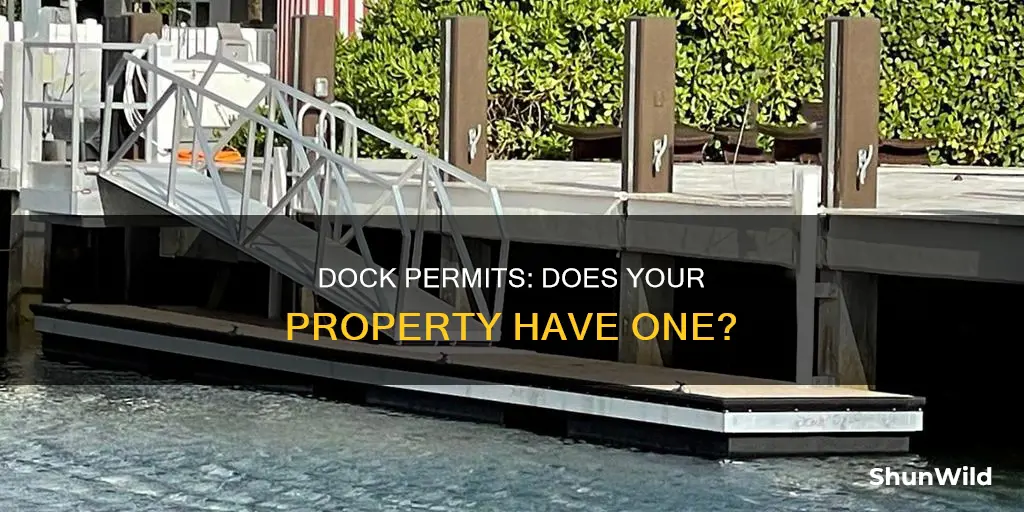 does my property have an existing boat dock permit