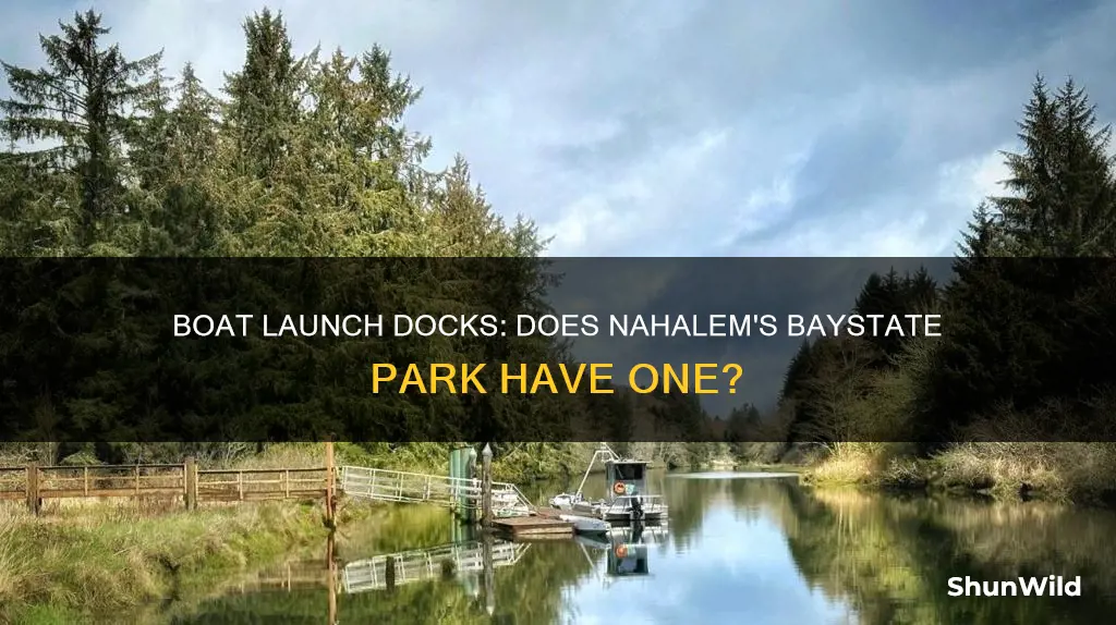 does nahalem baystate park boat launch have a dock