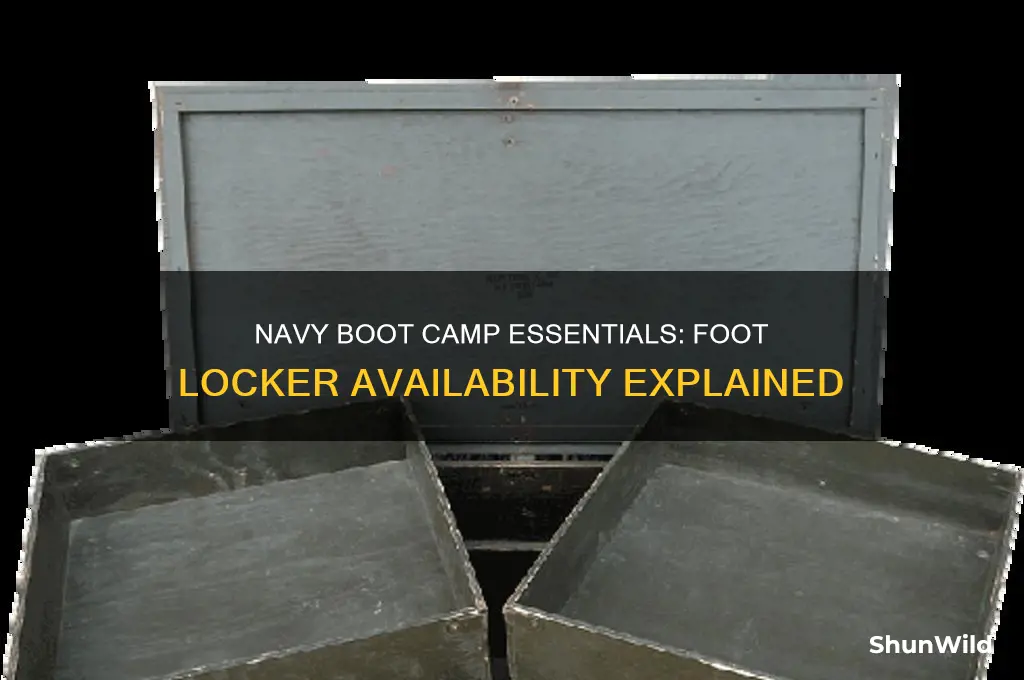 does navy boot camp have foot locker