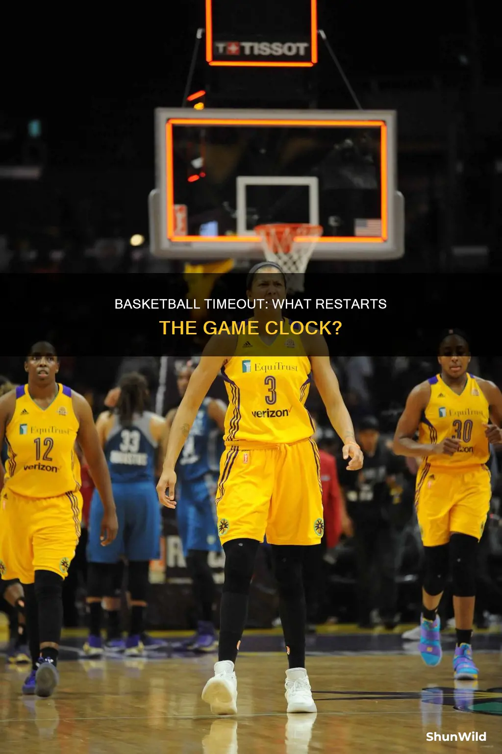 does new 10 second count start after timeout basketball