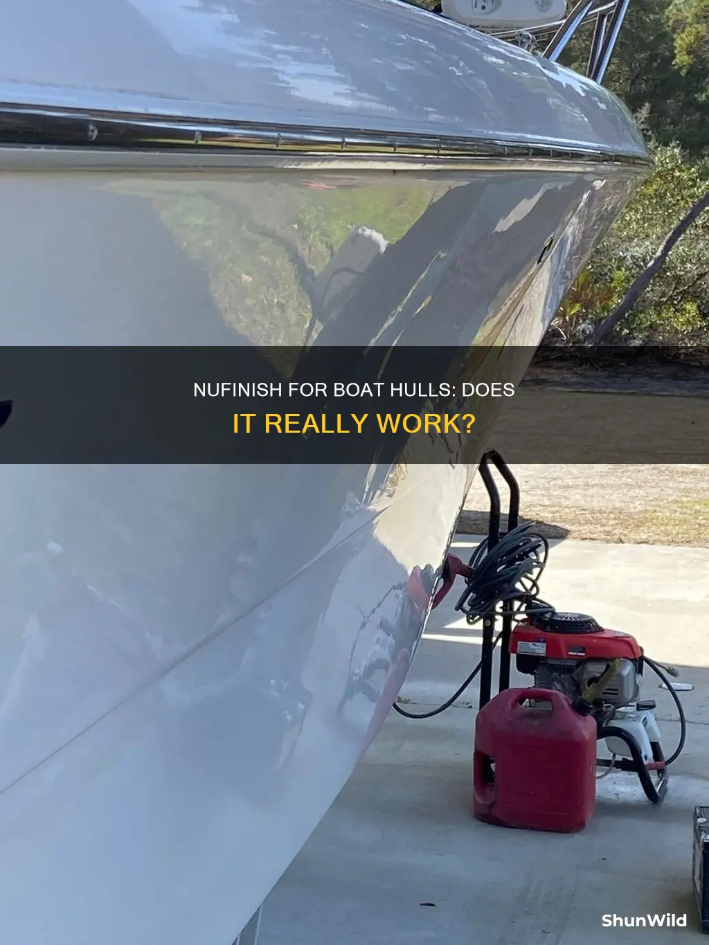 does nufinish work on boat hulls