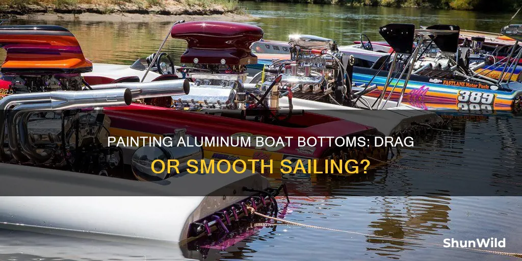 does painting the bottom of a aluminum boat cause drag