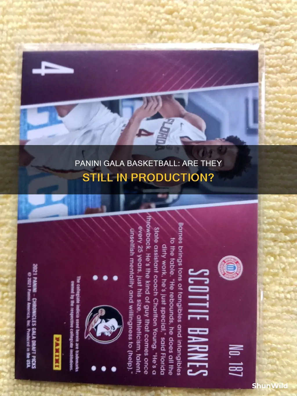 does panini still produce gala basketball
