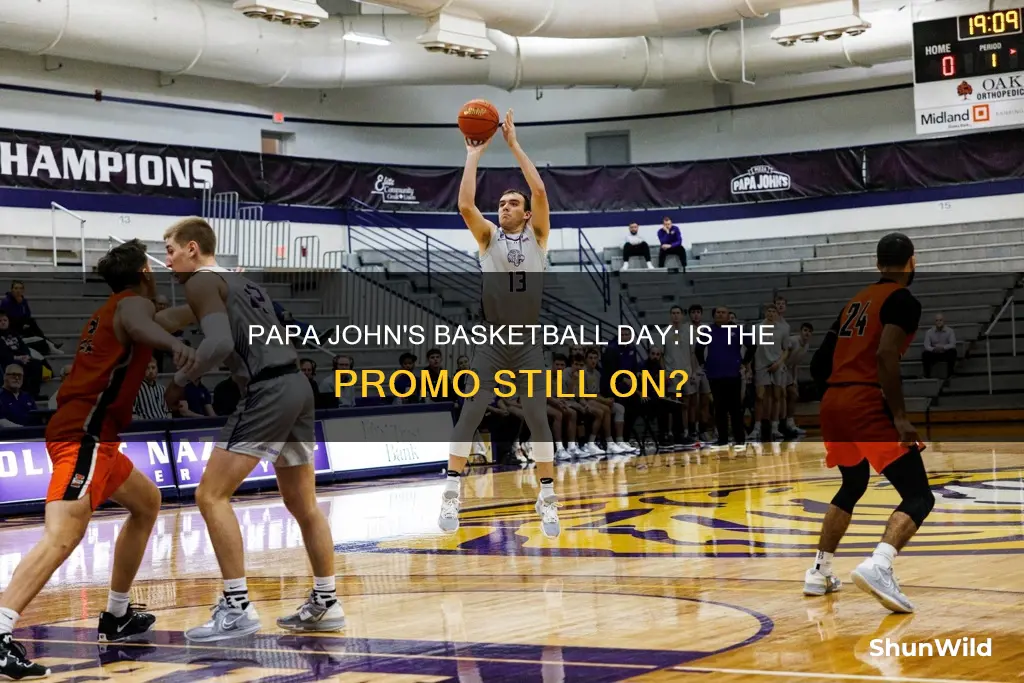 does papa johns still have basketball day promotion