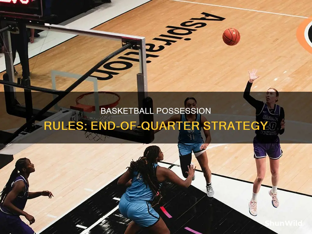 does posession change at end ofbquarter basketball