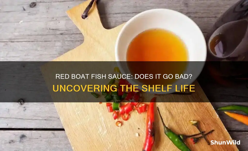 does red boat fish sauce go bad