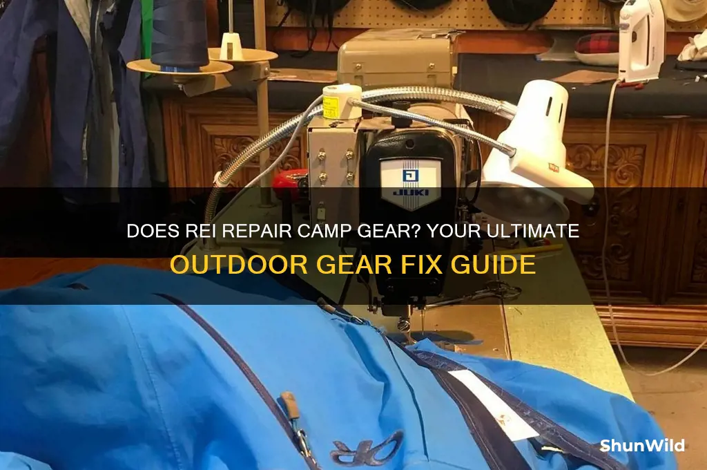does rei repair camp gear