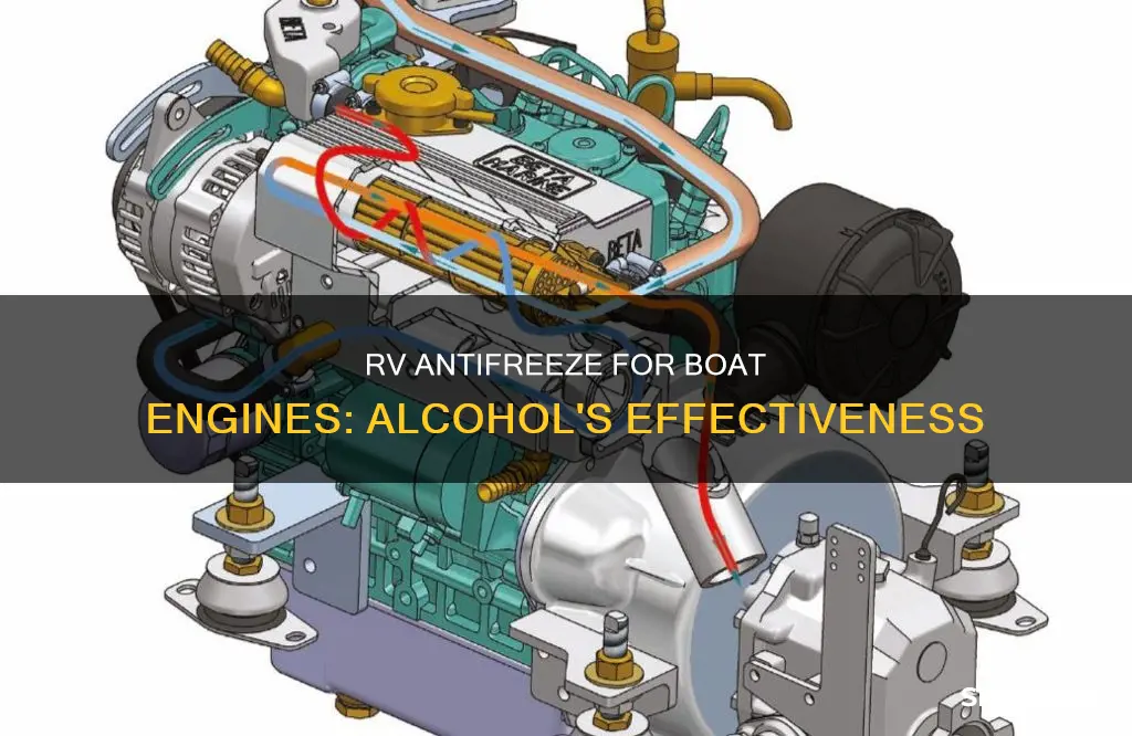 does rv antifreeze with alcohol work in boat engine