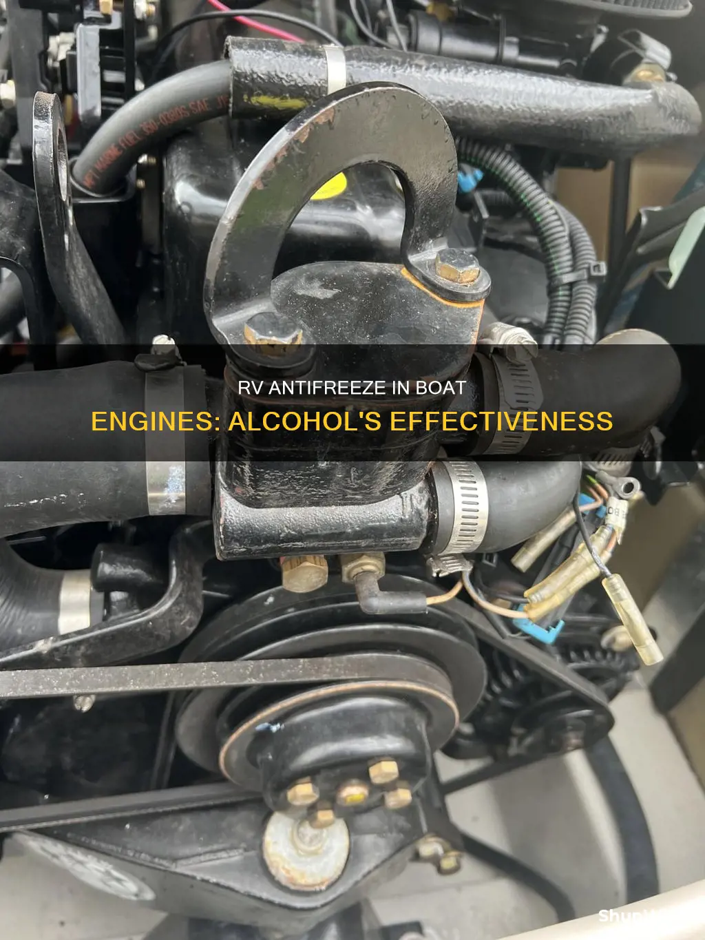 does rv antifreeze with alcohol work in boat engine