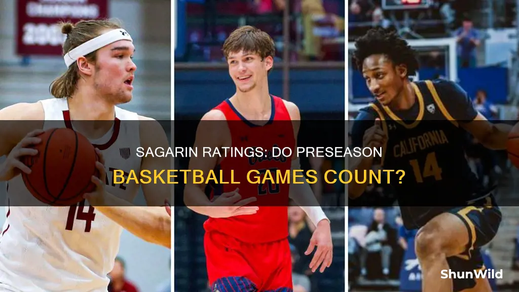 does sagarin include preseason basketball