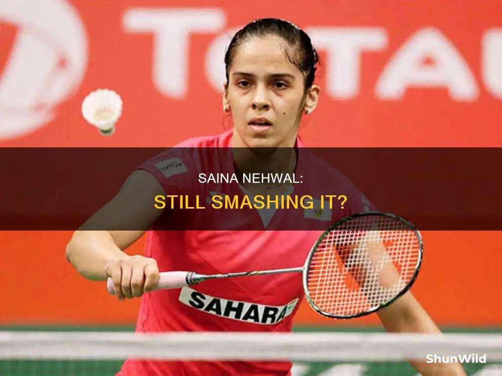 does saina nehwal still play badminton
