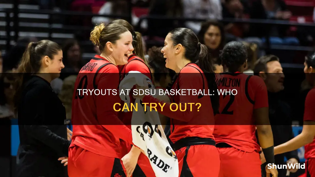 does sdsu hold open tryouts for basketball