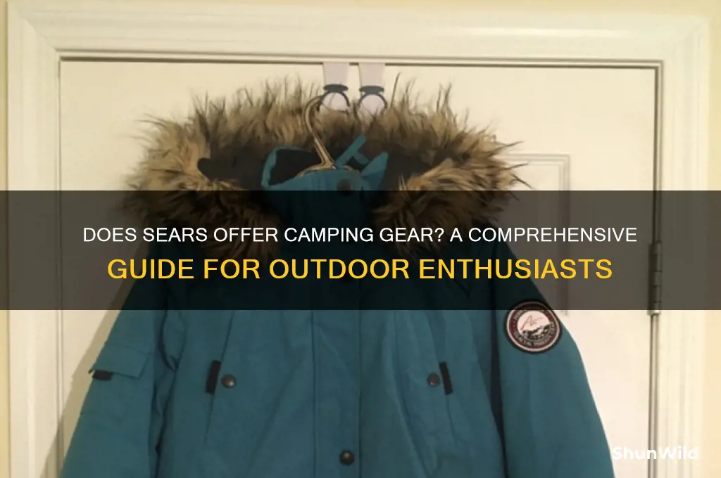 does sears have camping gear