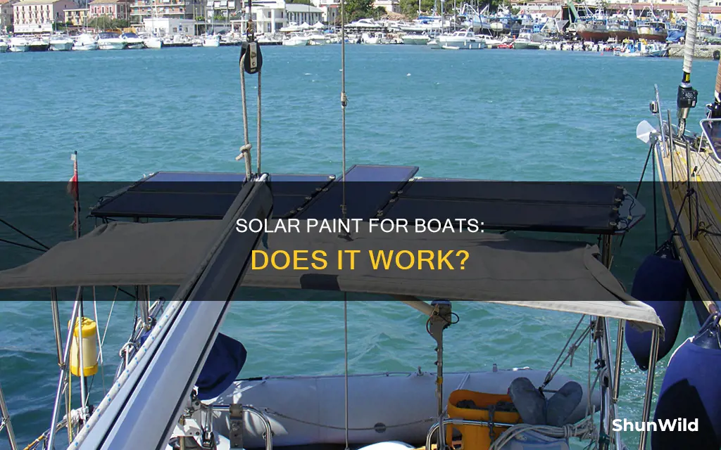 does solar paint work on a boat