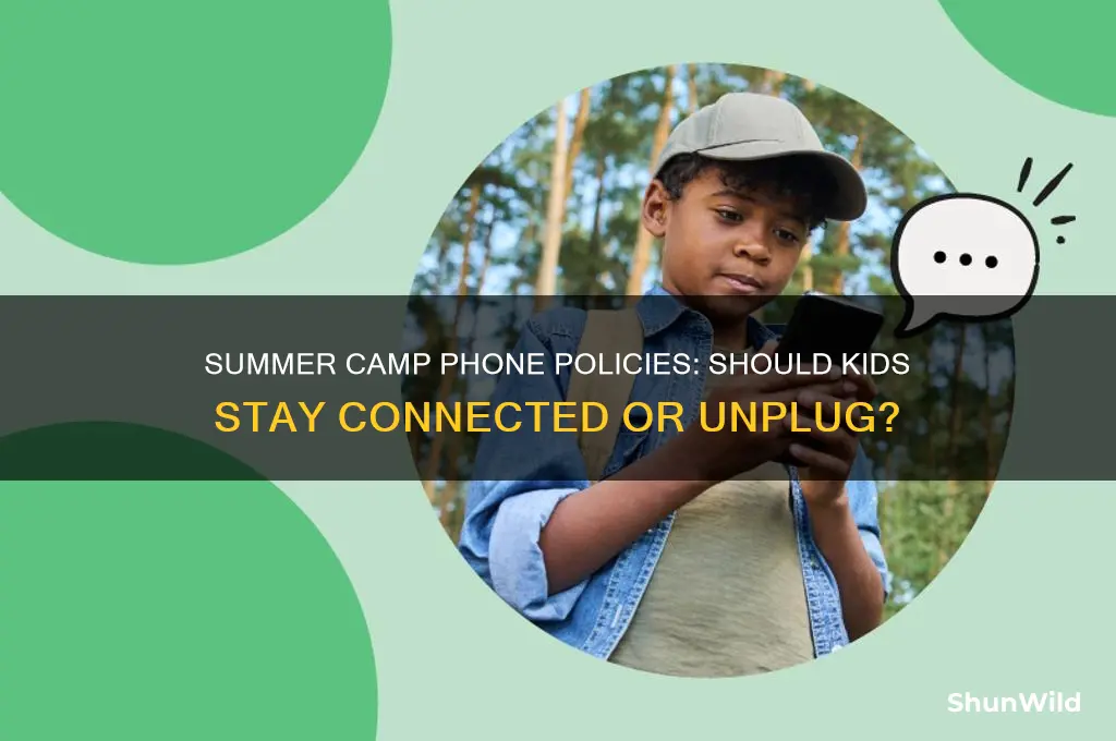 does summer camp allow phones