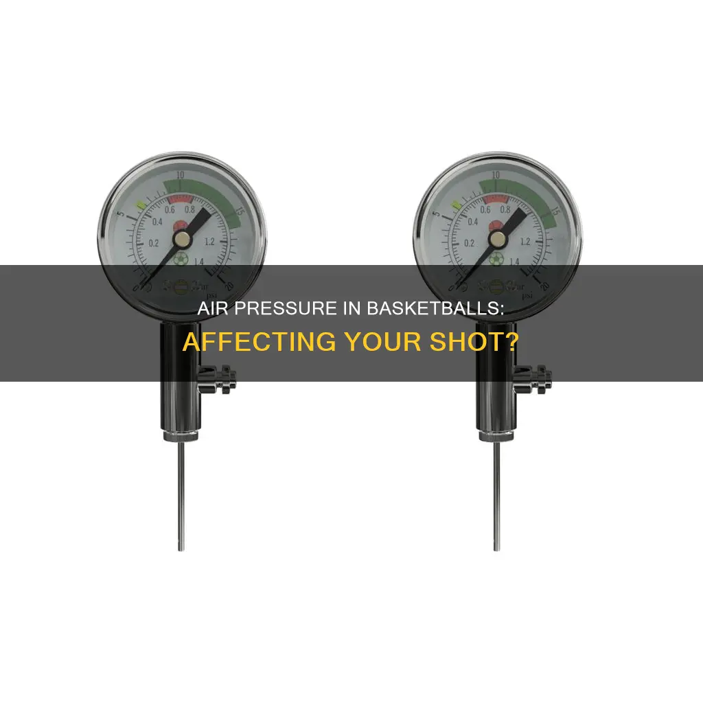 does the air pressure in a basketball affect your shot