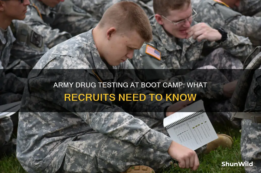 does the army drug test at boot camp