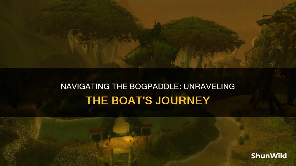 does the boat in bogpaddle go anywhere