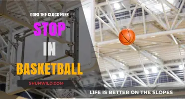Basketball Clock Management: When Does Time Stop?